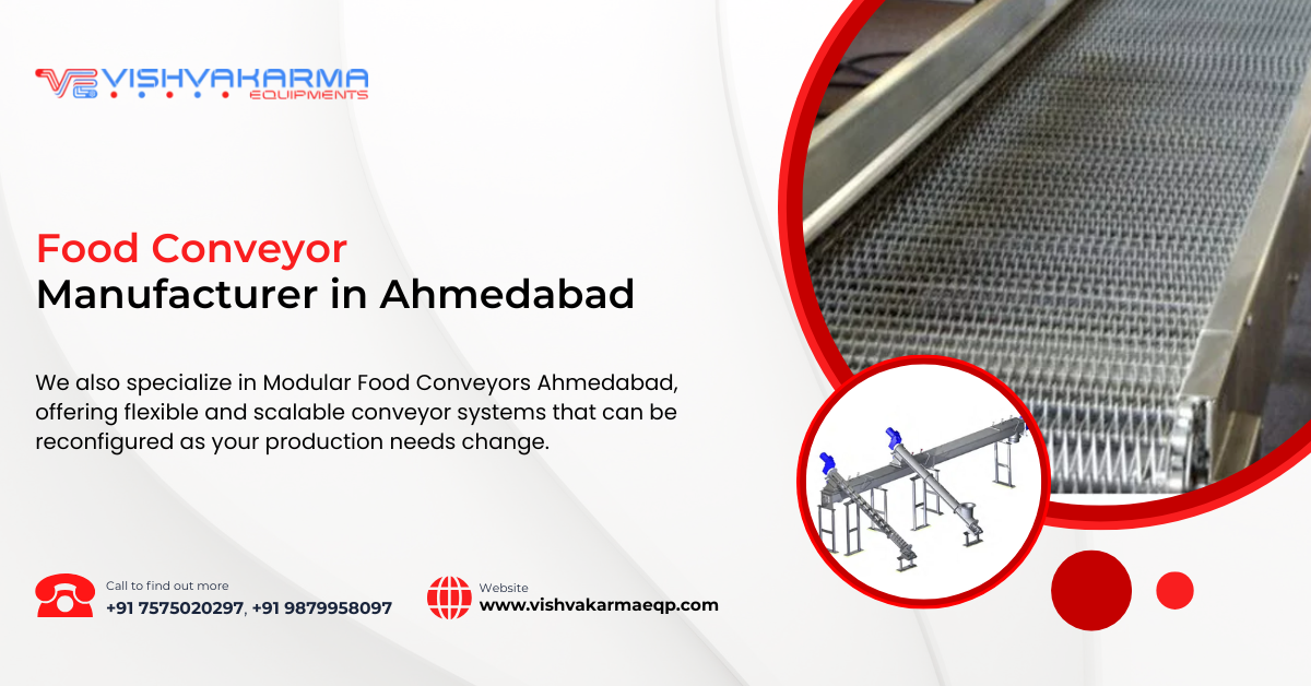 Food Conveyor Manufacturer in Ahmedabad