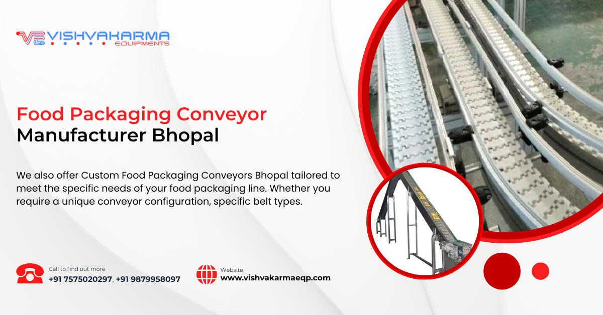Food Packaging Conveyor Manufacturer Bhopal