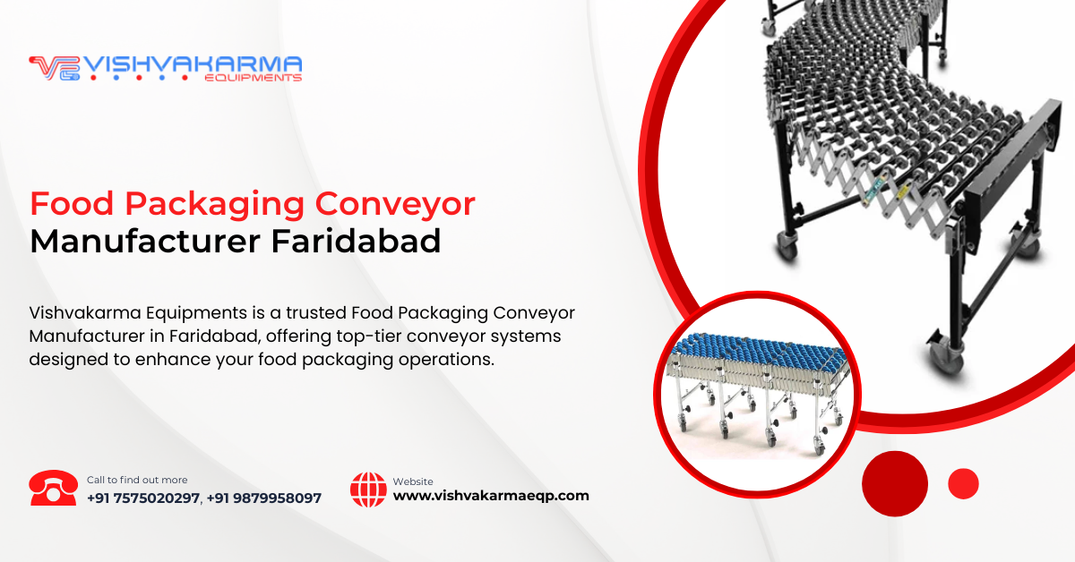 Food Packaging Conveyor Manufacturer Faridabad