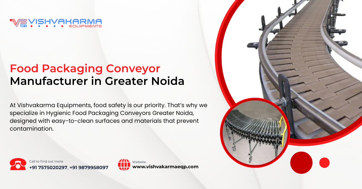 Food Packaging Conveyor Manufacturer Greater Noida
