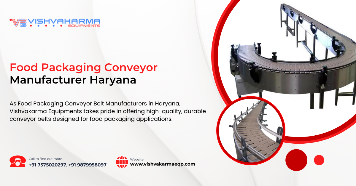 Food Packaging Conveyor Manufacturer Haryana