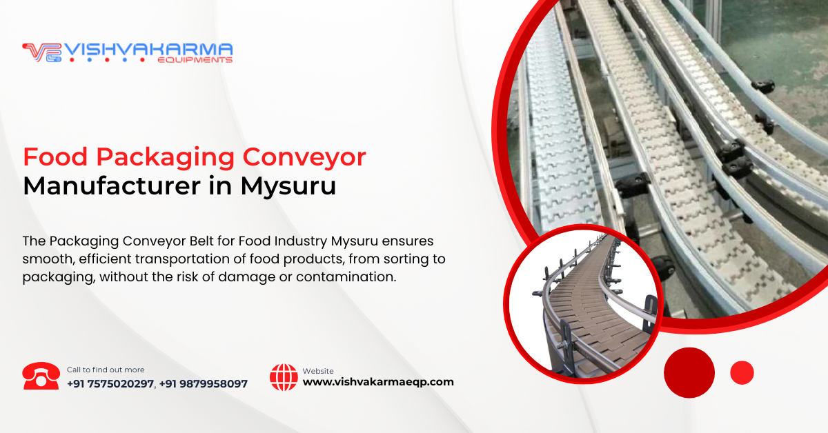 Food Packaging Conveyor Manufacturer in Mysuru