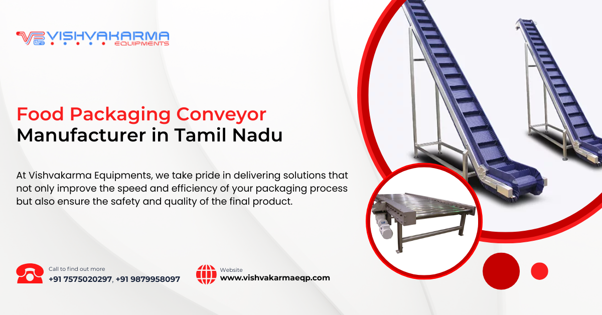 Food Packaging Conveyor Manufacturer in Tamil Nadu