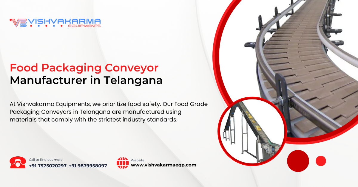 Food Packaging Conveyor Manufacturer in Telangana