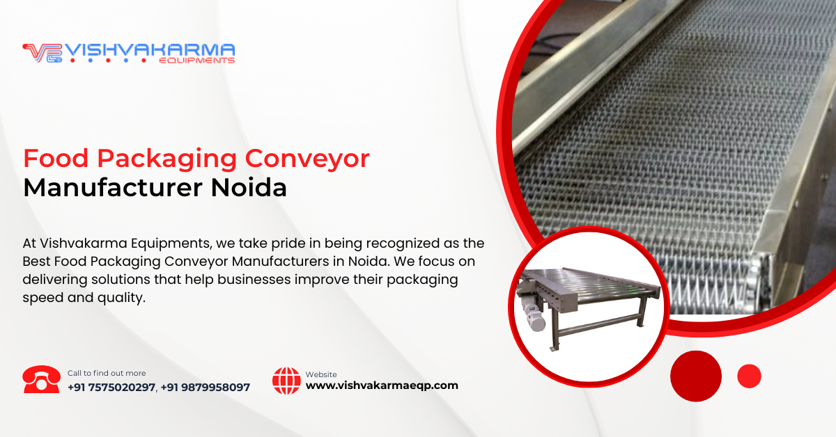Food Packaging Conveyor Manufacturer Noida