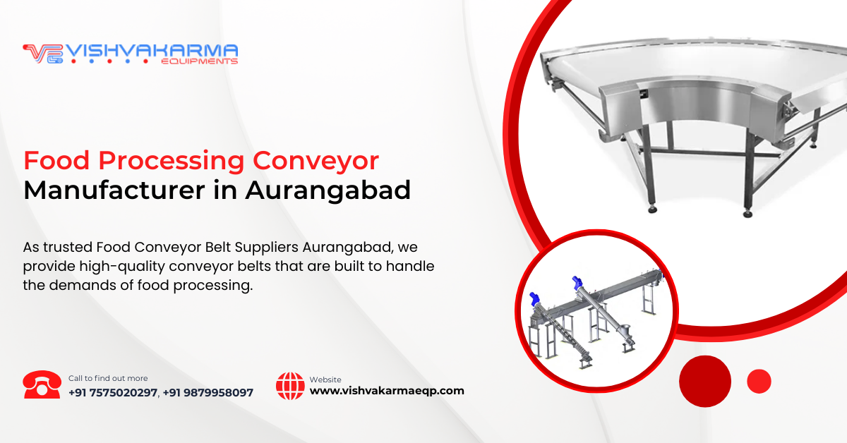Food Processing Conveyor Manufacturer in Aurangabad