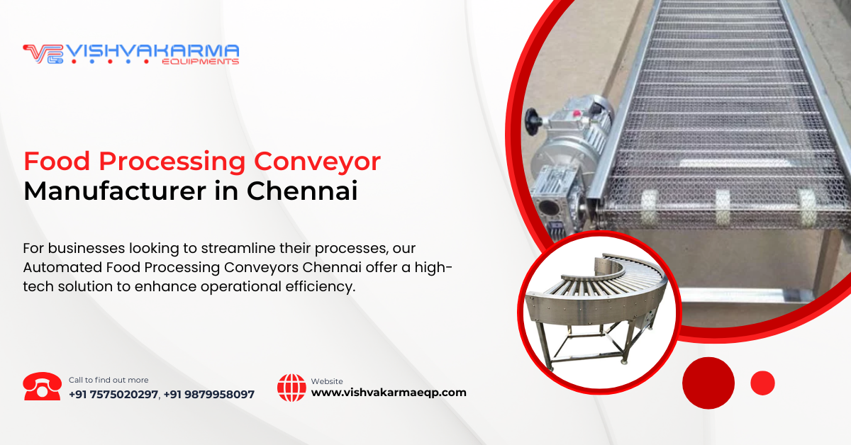 Food Processing Conveyor Manufacturer in Chennai