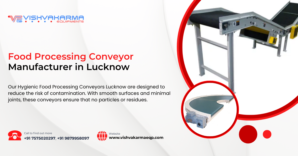 Food Processing Conveyor Manufacturer in Lucknow