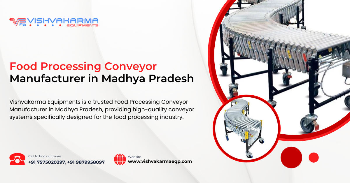 Food Processing Conveyor Manufacturer in Madhya Pradesh