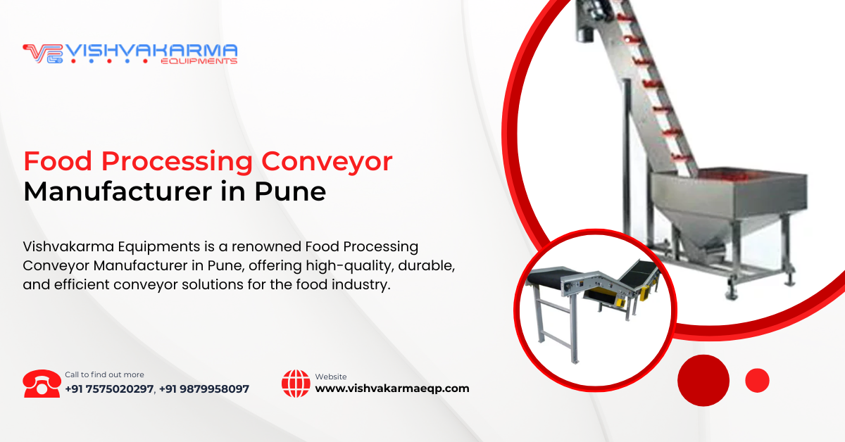Food Processing Conveyor Manufacturer In Pune