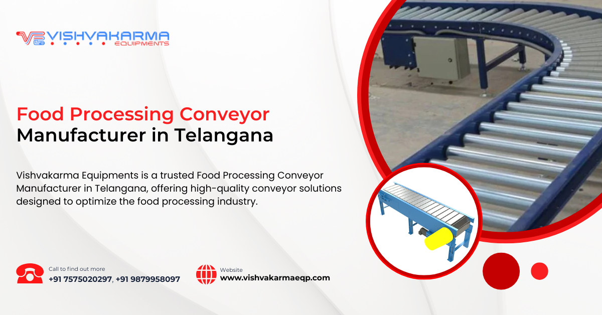 Food Processing Conveyor Manufacturer in Telangana