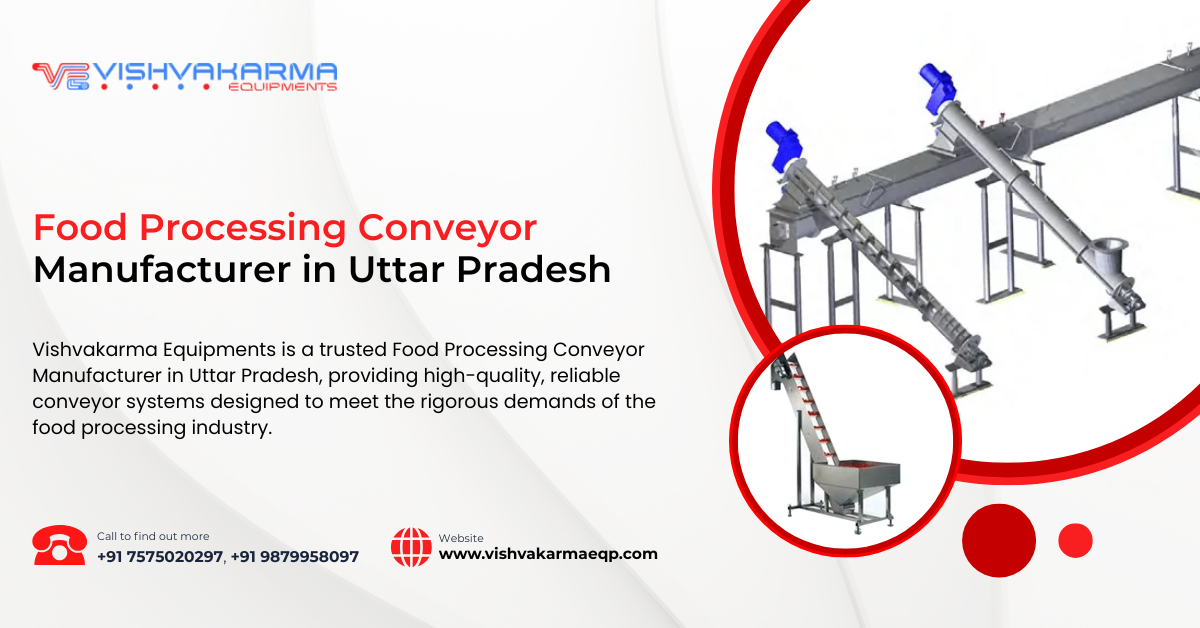 Food Processing Conveyor Manufacturer in Uttar Pradesh