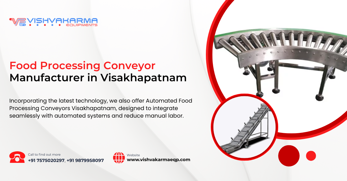 Food Processing Conveyor Manufacturer in Visakhapatnam