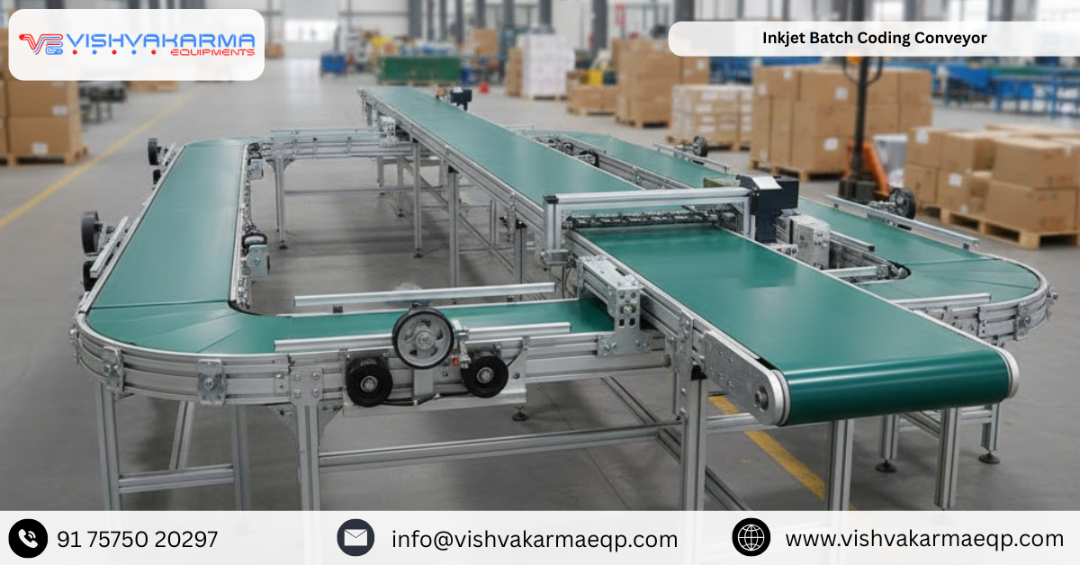Inkjet Batch Coding Conveyor