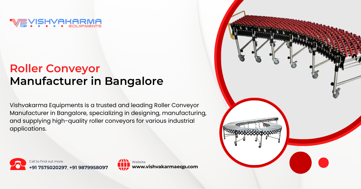 Roller Conveyor Manufacturer in Bangalore