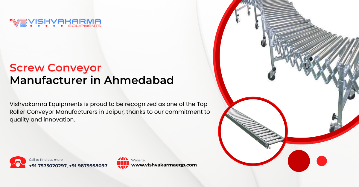 Screw Conveyor Manufacturer in Ahmedabad