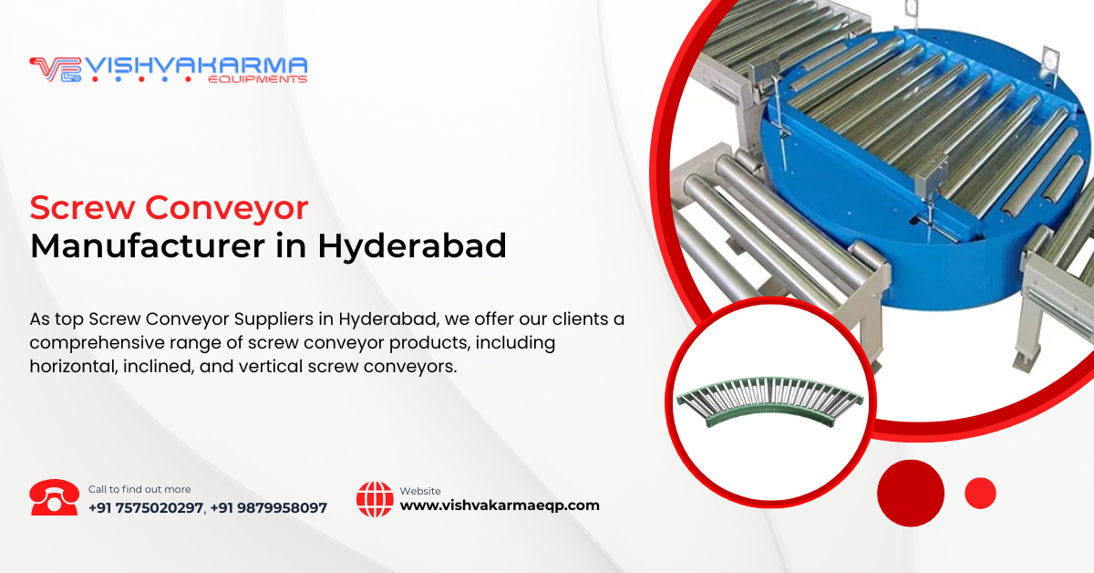 Screw Conveyor Manufacturer in Hyderabad