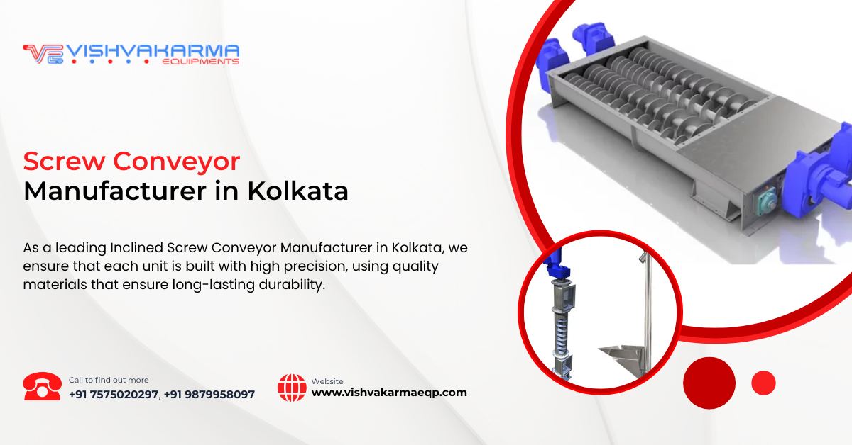 Screw Conveyor Manufacturer in Kolkata