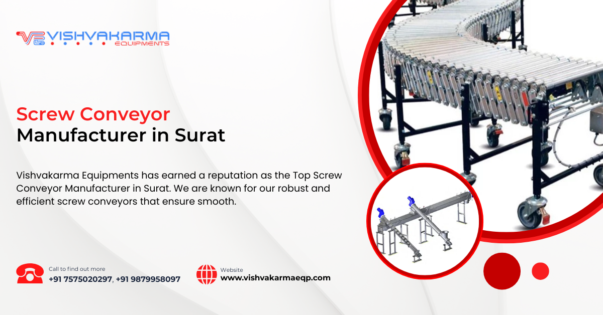 Screw Conveyor Manufacturer in Surat